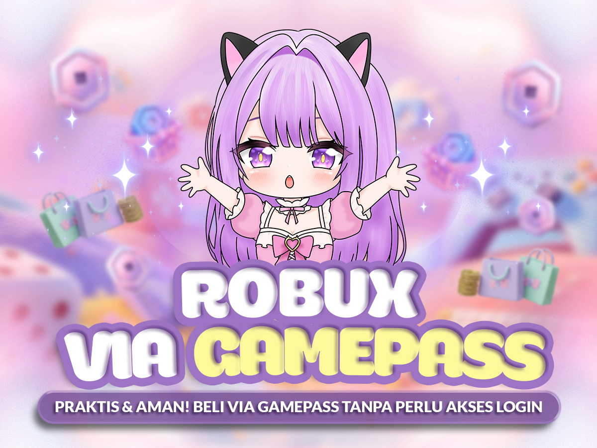 Ilustrasi katalog Robux via Gamepass