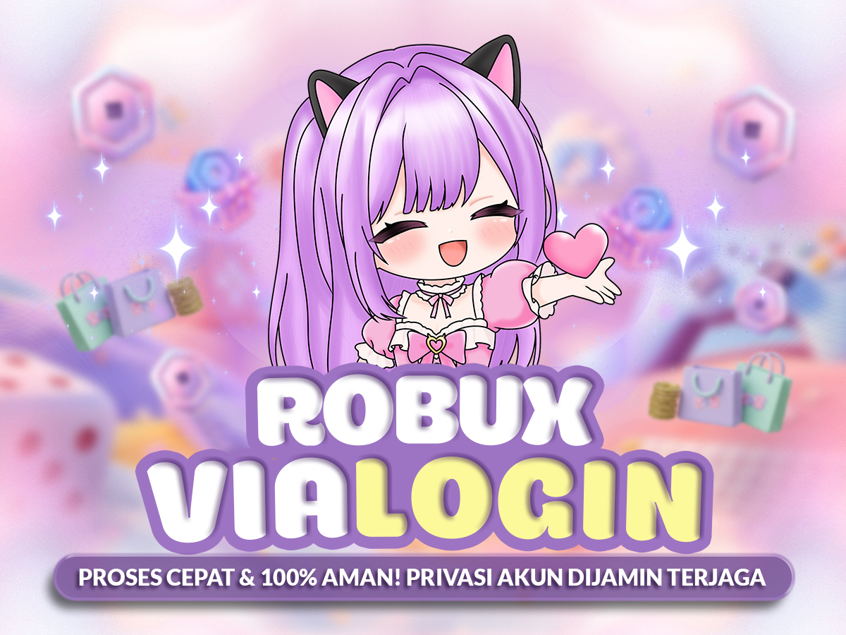 Ilustrasi katalog Robux Via Login